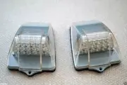 2x LED Front White Side Marker Roof Corner 12/24V Lights for Volvo Truck Lorry