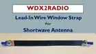 WDX2RADIO "Sidewinder" 12" Window Channel Snake for Shortwave Antenna Wire