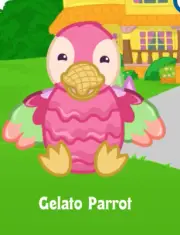 Webkinz Classic Gelato Parrot *Code Only* *messaged* (unused)