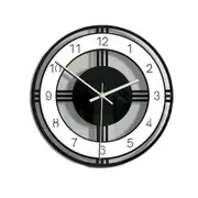 Acrylic Silent Wall Clock Round Retro Wall Clock Wall Hanging Clock Silent 28cm