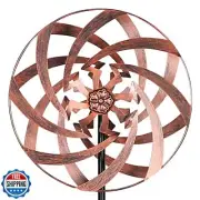 Idyllic Deer Wind Spinners for Yard and Garden Decor, Metal Kinetic Wind Scul