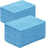 Wipes, Multi-Purpose Towel Reusable Cleaning Cloths, 100 Count, Blue