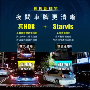 大通 行車記錄器 HR7G 星光夜視行車紀錄器