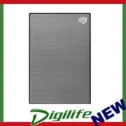 Seagate One Touch With Password 1TB External Portable Hard Drive - Grey