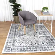 Brand Ventures Provence Marseille Ivory & Blue Traditional Rug
