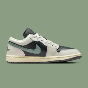 【NIKE 耐吉】休閒鞋 Air Jordan 1 Low Jade Smoke 菸草 黑綠 倒鉤平替版 休閒鞋 女鞋 男女段 DC0774-001