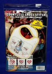 Girl & Geese Countless Cross Stitch Tear Away Canvas Vogart Crafts 1823 NEW