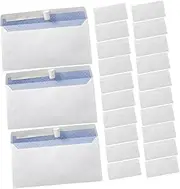 KALLORY Elegant Design Security Envelopes 50pcs Peel and Seal Envelopes for Office Use Self-Seal Mailing Documents
