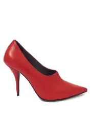 Tabitha Simmons Oona Red Leather High-Heel Pumps EU 36.5 US 6.5 NIB$795 ABFB