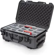 Nanuk Wheeled Series 935 Lightweight NK-7 Resin Waterproof Protective Case and Padded Divider - Graphite