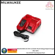 MILWAUKEE 12V/18V 4.5/6.0Ah Multi Voltage Rapid Charger M12-18FC *AU STOCK*Free