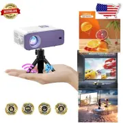 High-Performance Mini Projector with Dual-Band WiFi & 210-Inch Projection Size