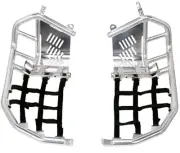 Tusk Aluminum Foot Peg Nerf Bars Yamaha Yfz450 2004-2013 Black Webbing