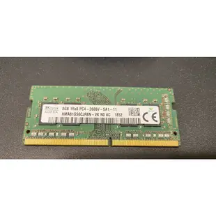 Samsung Sk Hynix Kingston NB-DDR4 2666 3200 4G 8GB 筆記型記憶體