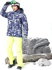 [7HAHA3] Men's Ski Suit Waterproof Coat Snowboarding Jackets & Pants Winter Outdoor Mountain Skiing Thermal Wear