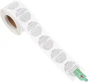 Gogogmee 1Roll Candle Warning Labels Adhesive Safety Stickers English Design for Easy Understanding Professional Candle Jar Safety Information