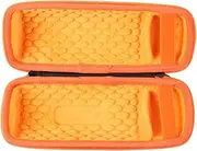XBERSTAR Speaker Case for JBL Flip7 Speaker Carrying Case Hard Shell Storage Bag Travel Protective Bag with Shoulder Strap (Inner Orange)