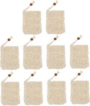 Beavorty Bathing Soap Pouch Mesh Soap Saver Pouch Drawstring Bag for Shower Exfoliating Mesh Bag