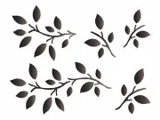 Vine Stencil Leaf Twig Leaves Tree Branch Garden Wall DIY Craft Art Signs Joanie