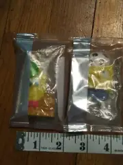 2 2011 Kellogg Spongebob Squarepants Summer Figures Soccer Pineapple Sand castle