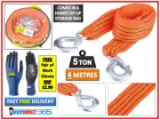 5 TON 4M Tow Towing Pull Rope Strap Heavy Duty Road Recovery Car Van 4x4 (23-44)