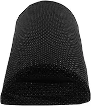 TEMPNAP 1pc Memory Foam Foot Rest Pillow Foot Holder Bolster for Office Home Semi-Cylindrical Foot Pad Black Comfortable Breathable