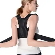 通用 Adjustable Back Shoulder Belt Support Body Upper Back Posture Corrector for Men and Women
