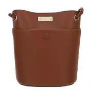 Logo bucket shoulder bag One size Brown