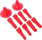 Gadpiparty 10pcs Reusable Caulk Nozzle for Sealant Application Versatile Glue Remover Tools for Doors Windows and Uneven Surfaces Durable Plastic Design for Easy Cleaning