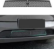 REFORM DESIGN Front Grill Mesh Insert Compatiable with Tesla Model Y, Air Vent Cover Guard Replacement for Tesla Model Y Accessories 2020-2024, Black