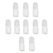 10 Pcs Nail Case Half Cover Tips Art DIY Tools Polish Shield Protector