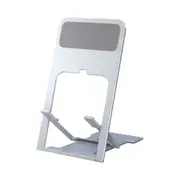 iPhone iPad Tablet Mount Adjustable Stand Holder Desk Mobile Phone Silver