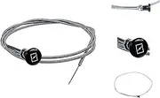 Virtionz 237 Rotary Universal Push Pull Choke Cable 63" Inner 60" Conduit (2-3/4" Travel) Heavy Duty Outer Shealth Silver
