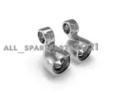Fit For Royal Enfield Led Fog Lights Silver For All New Reborn Classic 350