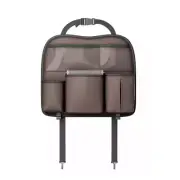 PU Leather Car Seat Back Storage Bag Organizer Phone Holder Hook Hanging Goods (for: Audi)