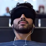 Cabeau Midnight Magic Sleep Mask (with Ear Plugs) - Black