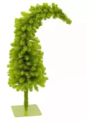New in Box 3 ft Grinch Whimsical Christmas Tree - LED pre-lit - Grinch Green