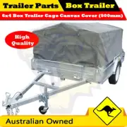 Superior 6X4 BOX TRAILER CAGE CANVAS COVER TARP (900mm) 3 Foot Waterproof