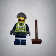 New LEGO Garbage Man Grant 70805 LEGO Movie Minifigure TLM050