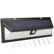 2 pcs 118 LED Solar Motion Sensor Light Outdoor Garden Security Lamp Floodlight