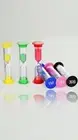 Set of 6 Colorful Hourglass Sand Timers - 30 Sec, 1/2/3/5/10 Min - for Cooking