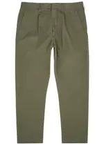 NN07 Bill Cropped Cotton Chinos - Khaki - 33 (W33 / M) 33 (W33 / M)