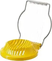Ikea Plastic, Stainless Steel Egg Slicer, Yellow