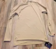 WSI JOC MIRCO MENS LONG SLEEVE KHAKI SHIRT SIZE LARGE NEW