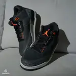 NIKE AIR JORDAN 3 FEAR 男 黑橘 喬丹 AJ3 經典 穿搭 休閒鞋 CT8532-080