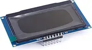 2.42 inch 128x64 OLED LCD Display Module SSD1309 7 Pin SPI/IIC I2C Serial Interface for Arduino UNO R3 - White Light