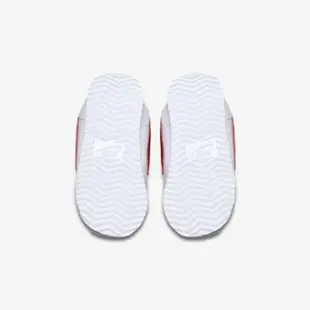 【NIKE 耐吉】Cortez Basic SL TDV 小童 休閒鞋 經典 阿甘鞋 魔鬼氈 白紅(904769-101)