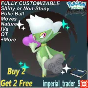 Pokémon Legends Arceus ✨ Shiny Alpha Roserade ✨ W/ Best 6IV Customizable