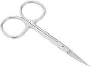 Cuticle Scissors Professional Curved Durable Multi-Purpose Compact Grooming Tool Trimming Scissors for Eyelashes Facial Hair Hotel Travel