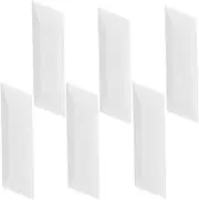GARIOUANS 6pcs White Block Erasers: Clean Finish and Minimal Debris Erasers Set for Artists and Students - Multi-Purpose Stationery for Sketching and Art Supplies